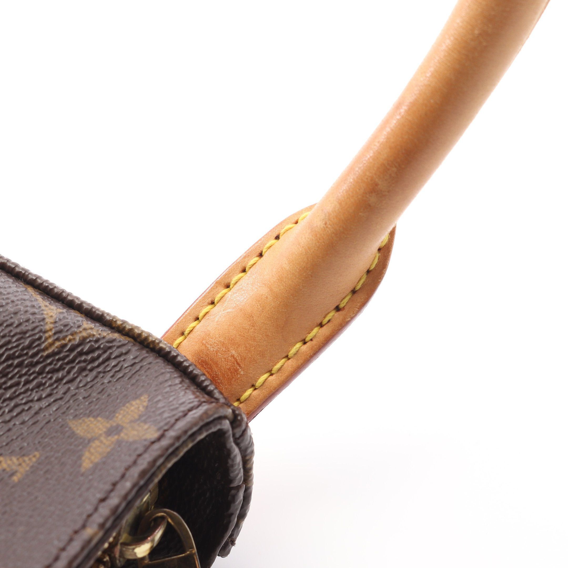 Louis Vuitton Louis Vuitton Looping Mm Monogram Shoulder Bag Leather Brown Size ONE SIZE - 10 Thumbnail