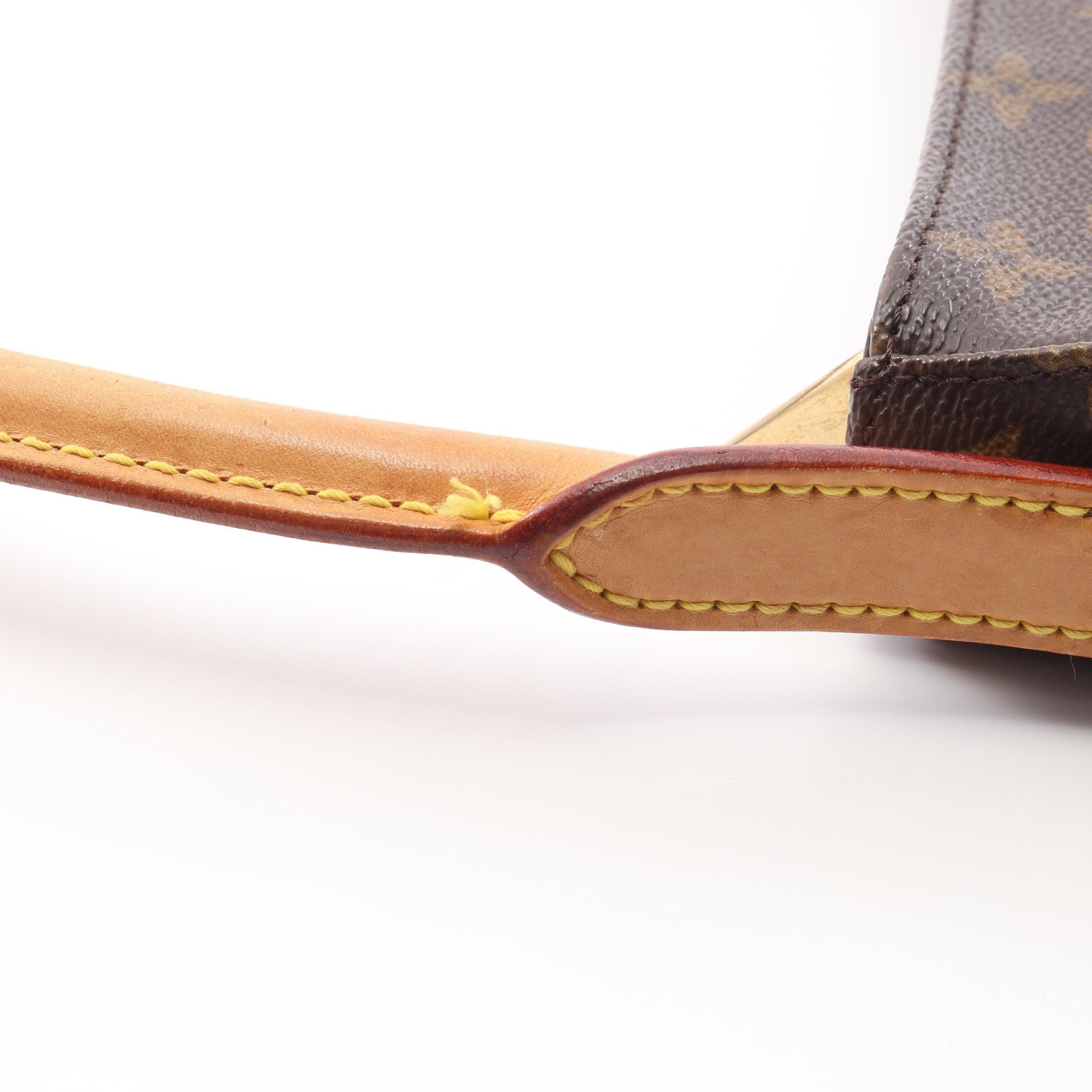 Louis Vuitton Louis Vuitton Looping Mm Monogram Shoulder Bag Leather Brown Size ONE SIZE - 8 Thumbnail