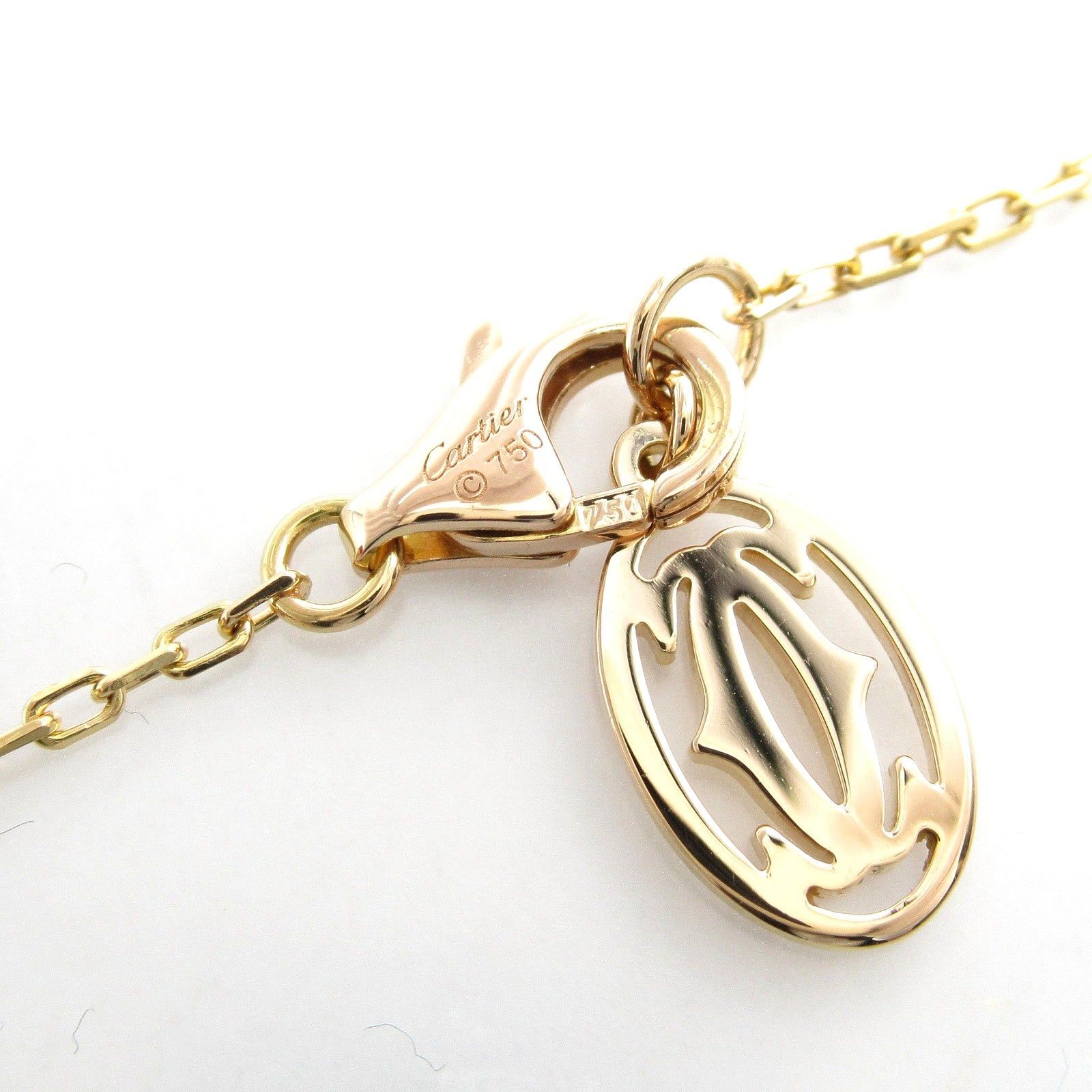 Cartier Cartier Damour Pink Sapphire Necklace K18Pg (Pink Gold) Size ONE SIZE - 4 Thumbnail
