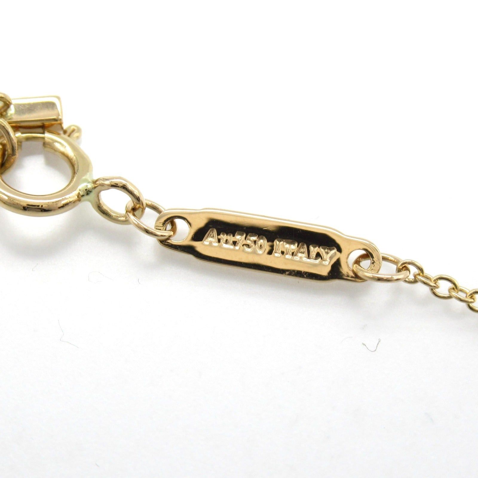 Tiffany & Co. Tiffany Co T Smile Mini Necklace K18Pg (Pink Gold) Gold Size ONE SIZE - 5 Thumbnail