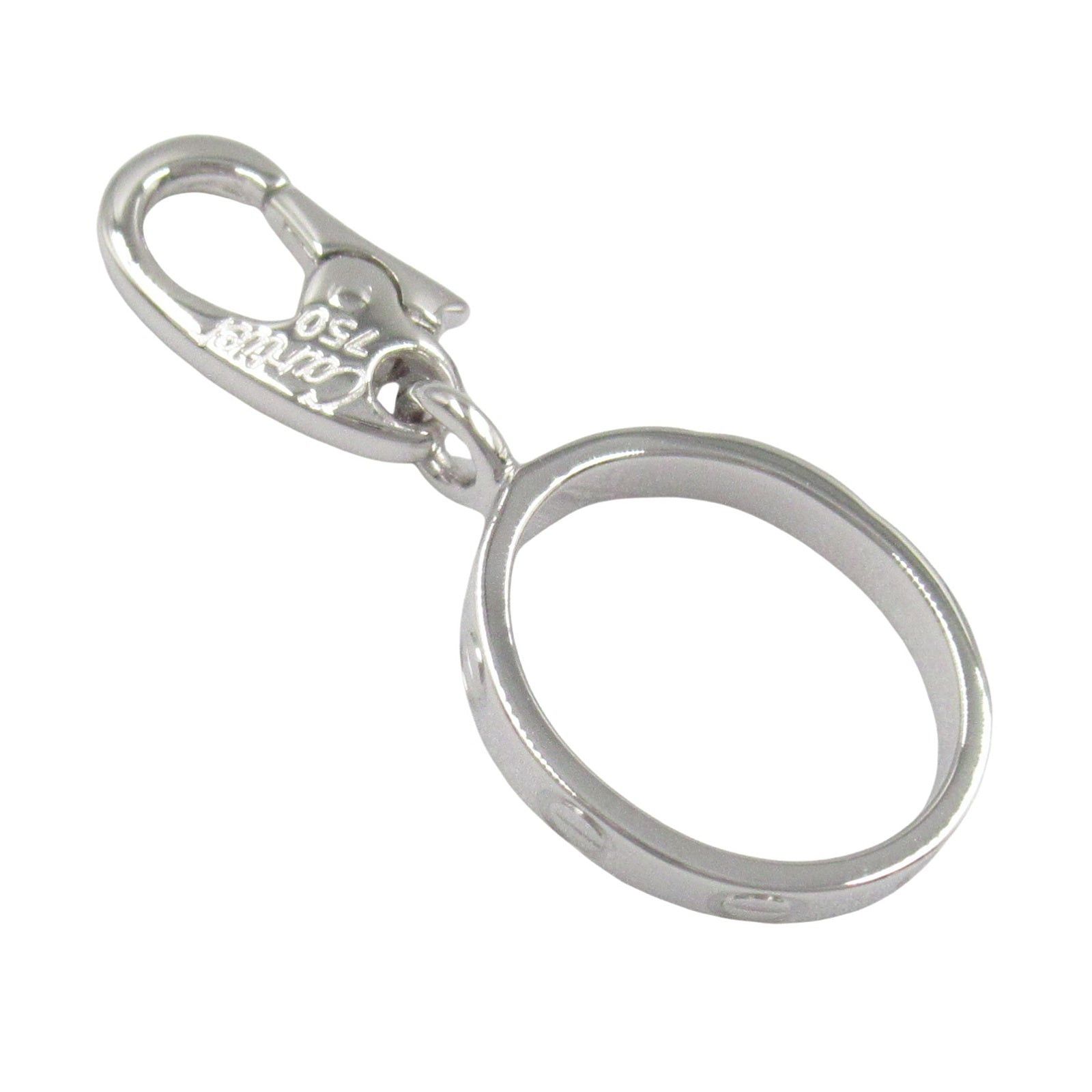 Cartier Cartier Love Charm Pendant Top K18Wg (White Gold) Silver Size ONE SIZE - 3 Thumbnail