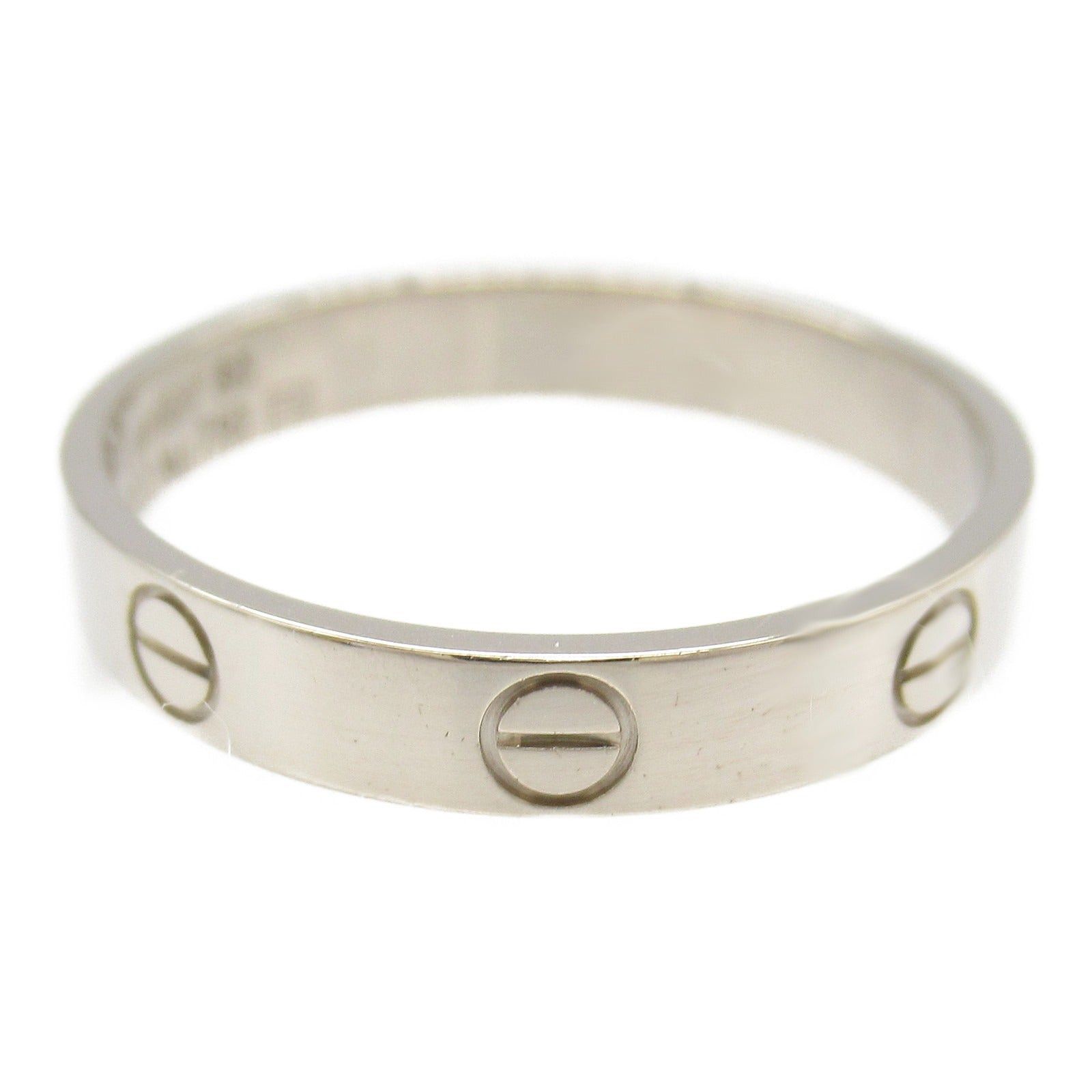 Cartier Cartier Mini Love Ring K18Wg (White Gold) Silver Size ONE SIZE - 2 Thumbnail
