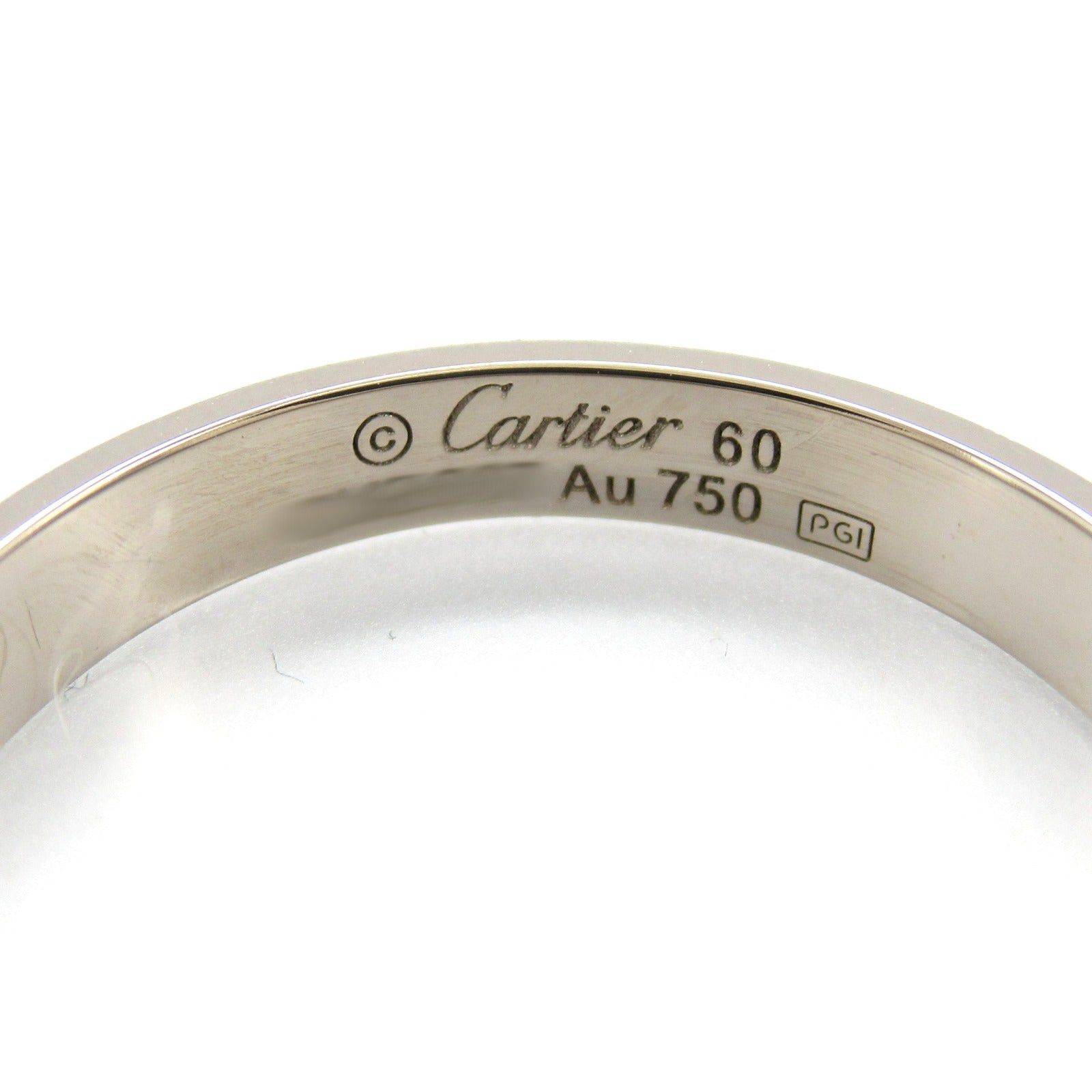 Cartier Cartier Mini Love Ring K18Wg (White Gold) Silver Size ONE SIZE - 4 Thumbnail
