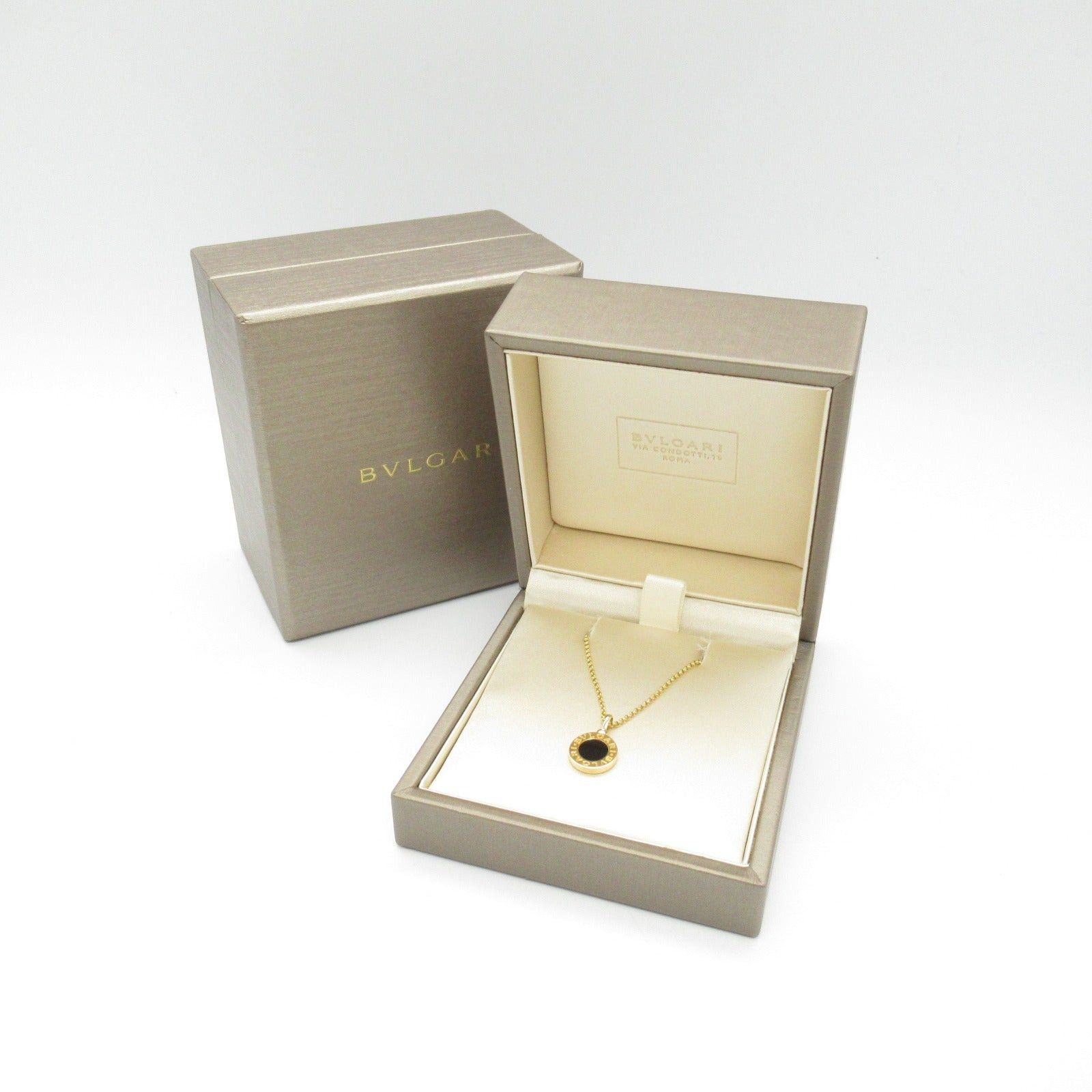 Bvlgari Bvlgari Bulgari Necklace Onyx K18 (Yellow Gold) Black Size ONE SIZE - 6 Thumbnail