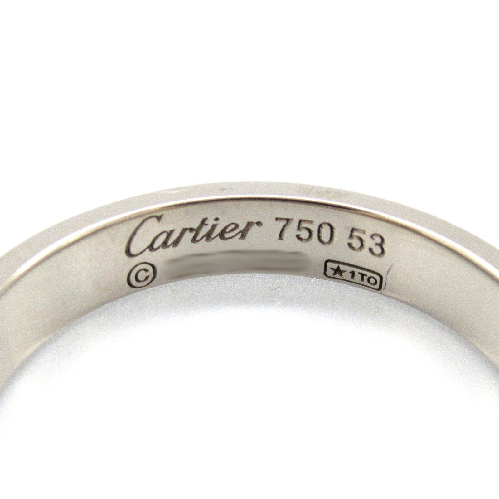 Cartier Cartier Mini Love Ring K18Wg (White Gold) Silver Size ONE SIZE - 4 Thumbnail