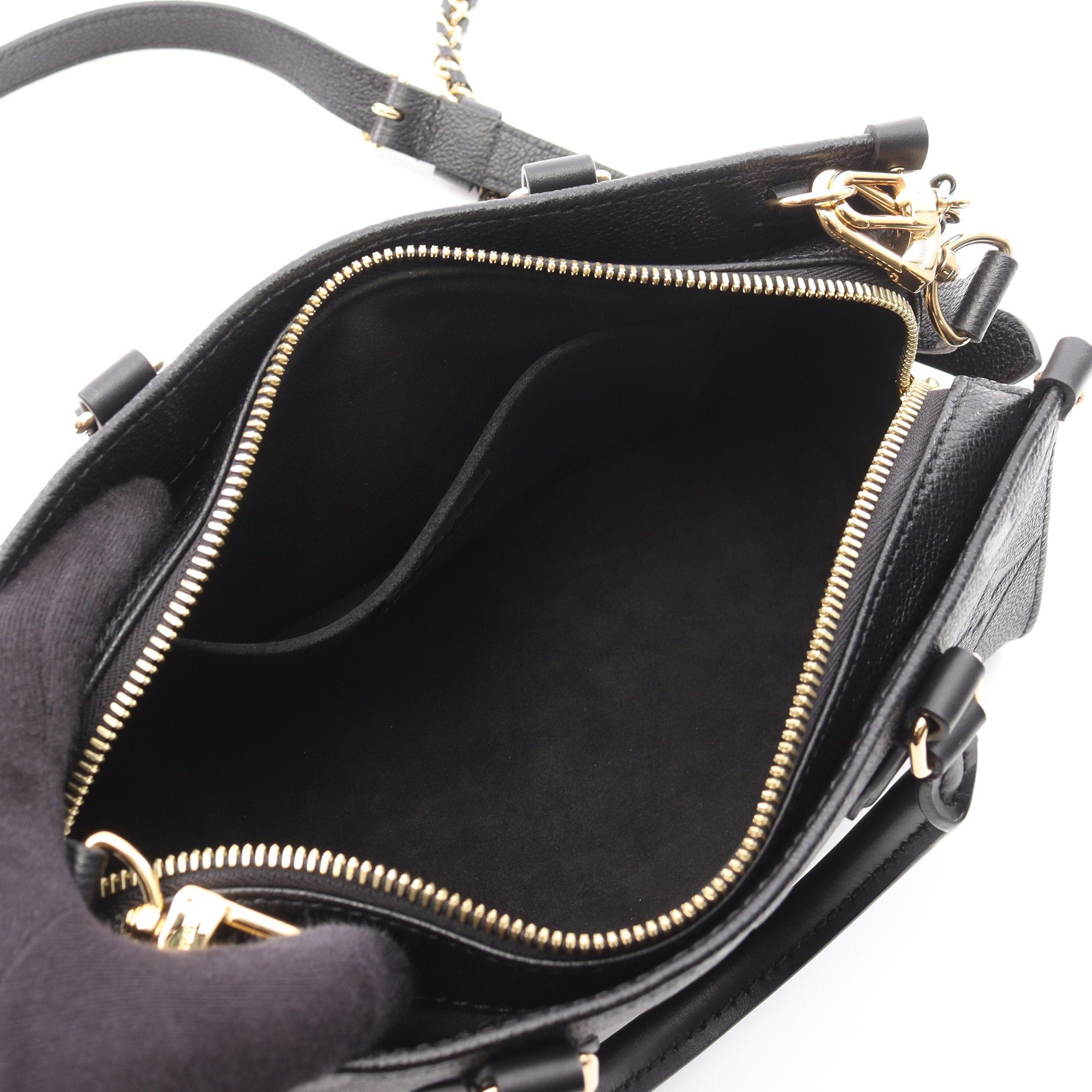 Louis Vuitton Louis Vuitton On The Go Ew Monogram Empreinte Noir Handbag Leather Black 3Way Size ONE SIZE - 3 Thumbnail
