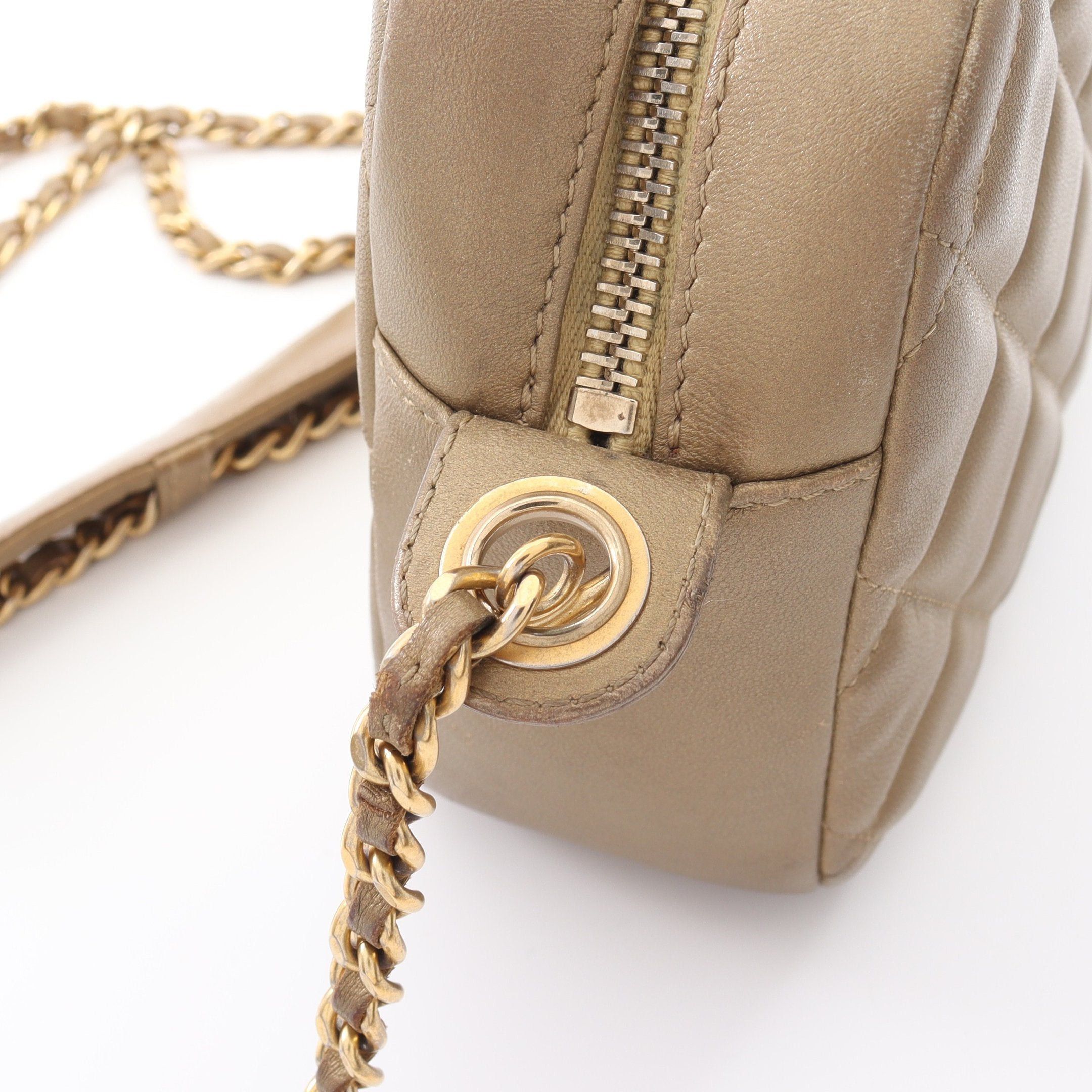 Chanel Chanel Matelasse Camera Bag Chain Shoulder Lambskin Gold Hardware Size ONE SIZE - 12 Thumbnail