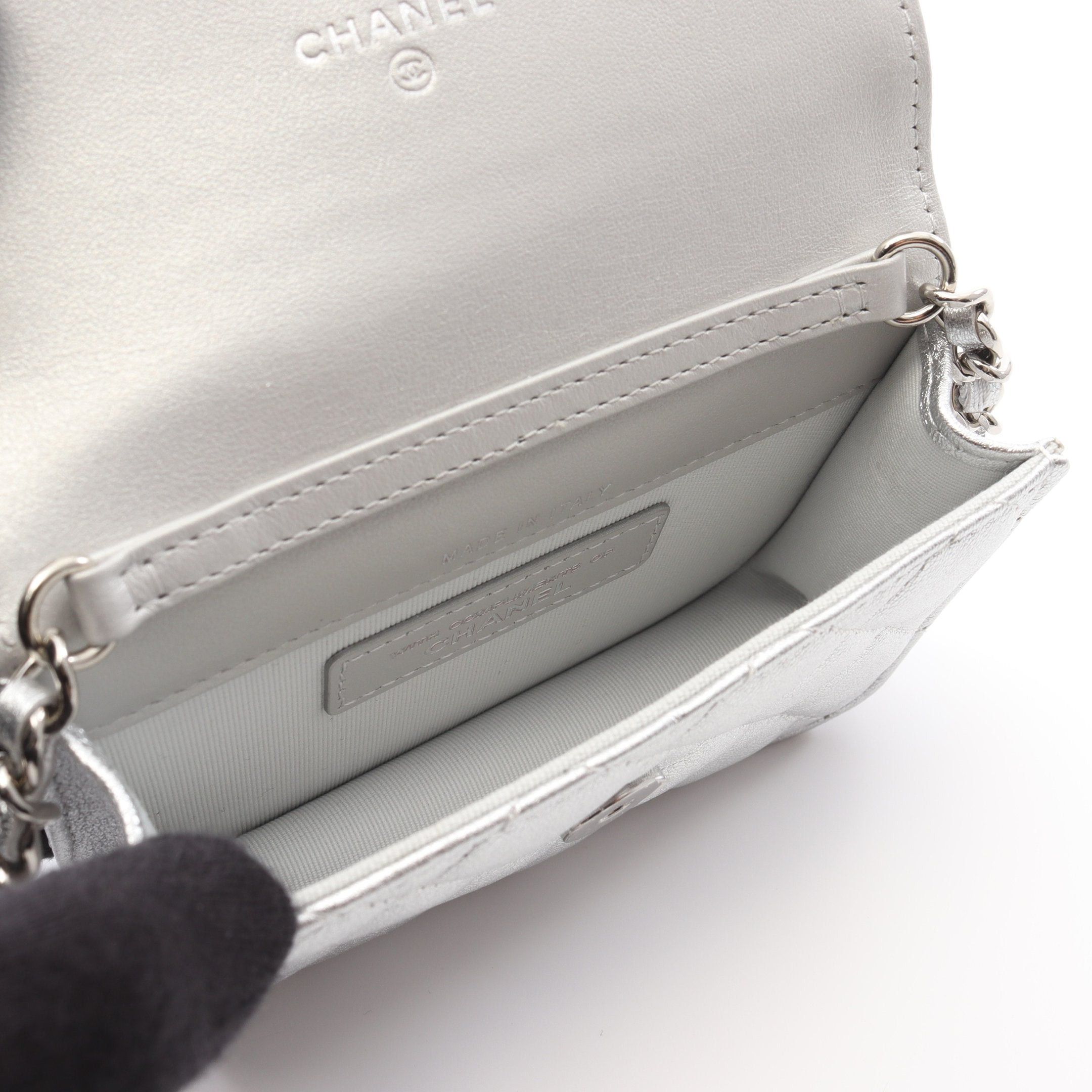 Chanel Chanel Matelasse Star Motif Chain Shoulder Bag Lambskin Silver Hardware Size ONE SIZE - 3 Thumbnail