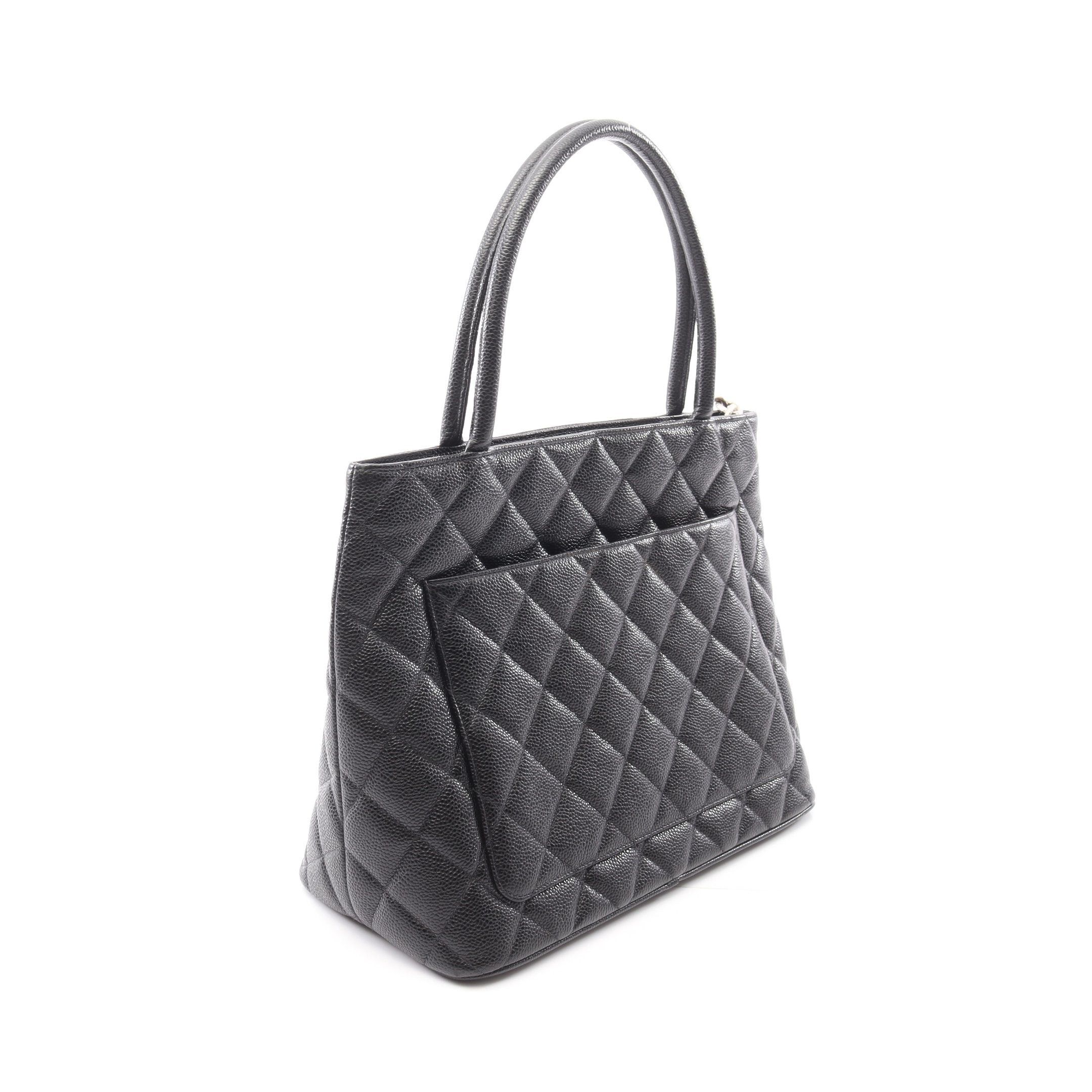Chanel Chanel Reissue Tote Handbag Bag Caviar Skin Black Silver Hardware Size ONE SIZE - 2 Thumbnail