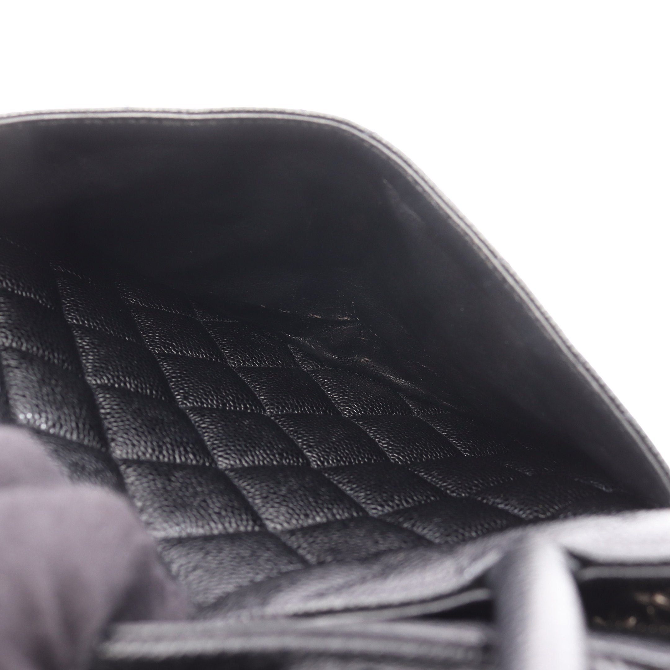 Chanel Chanel Reissue Tote Handbag Bag Caviar Skin Black Silver Hardware Size ONE SIZE - 10 Thumbnail