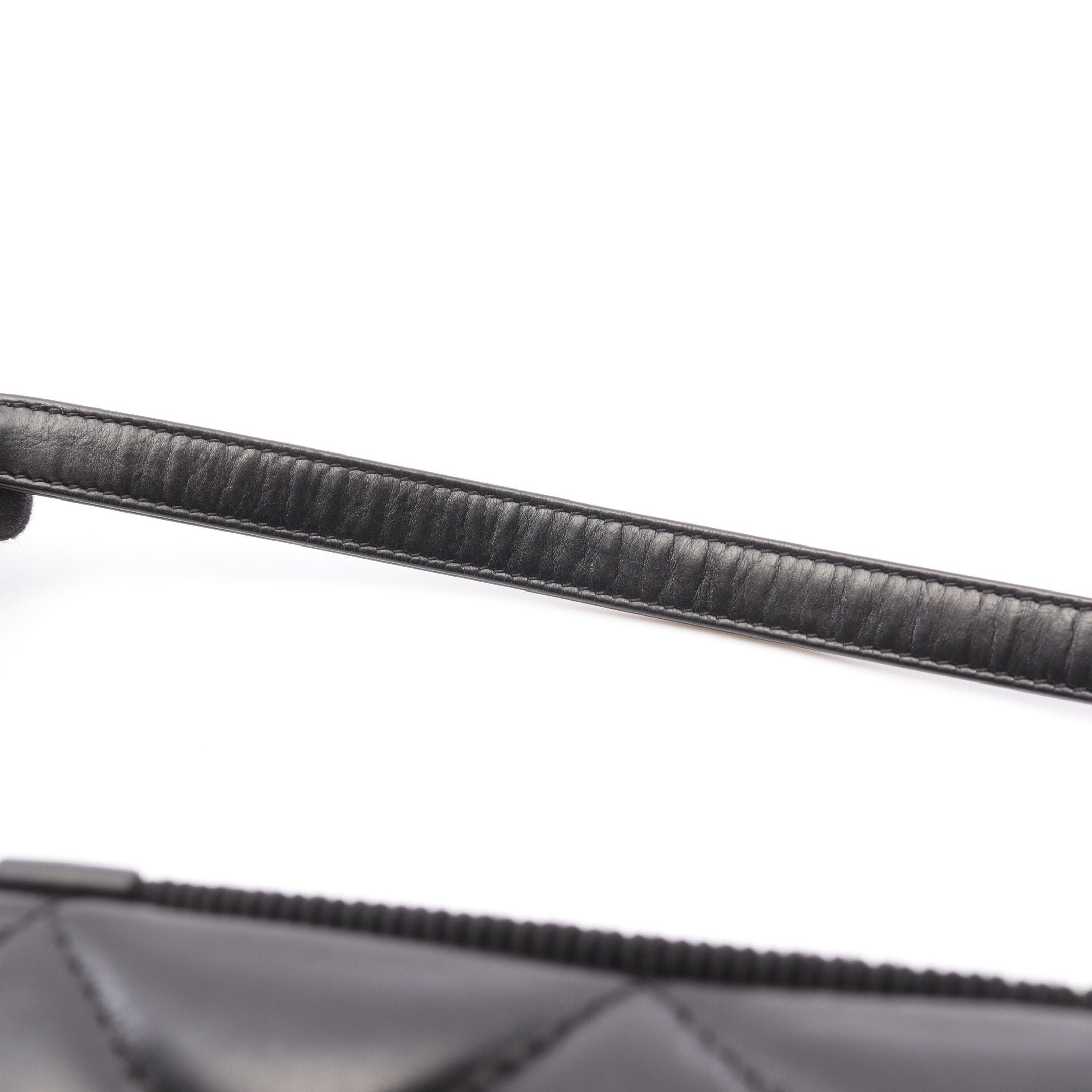 Chanel Chanel Matelasse Chain Shoulder Bag Lambskin Black Silver Hardware Size ONE SIZE - 7 Thumbnail