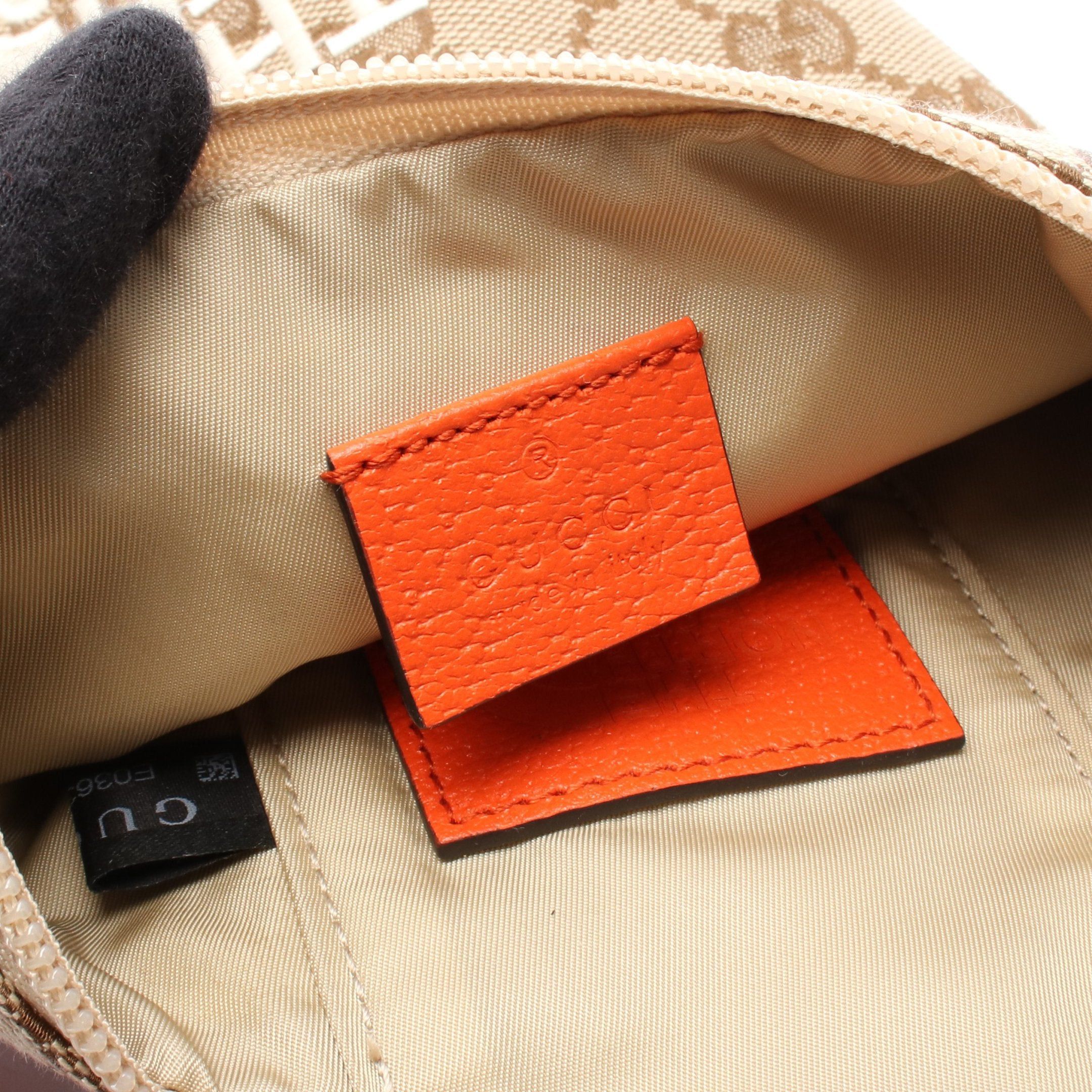 Gucci Gucci Gucci * The North Face Gg Canvas Handbag Leather Beige Brown Orange Size ONE SIZE - 4 Thumbnail