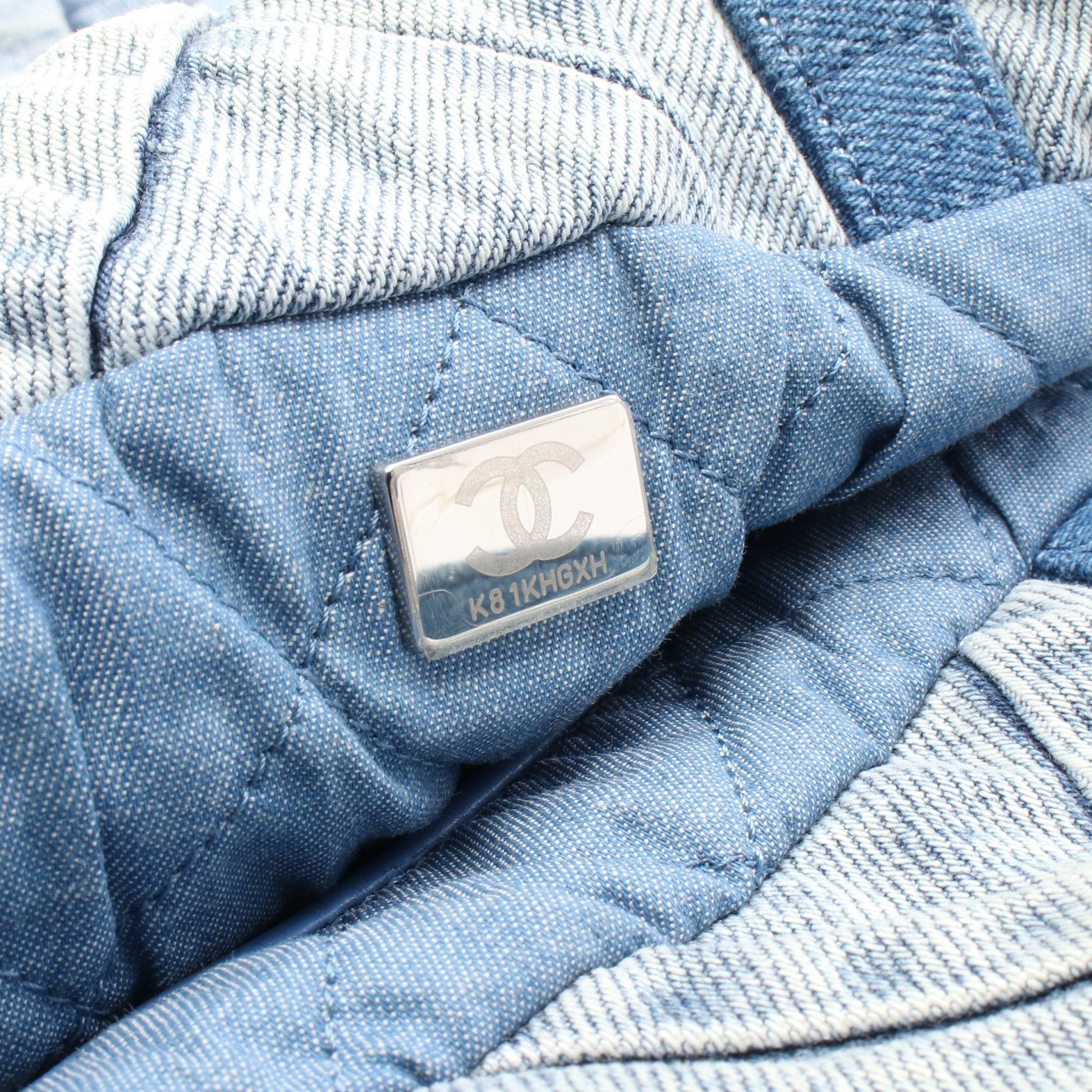 Chanel Chanel Chanel 22 Backpack Knapsack Denim Blue Silver Hardware Size ONE SIZE - 5 Thumbnail