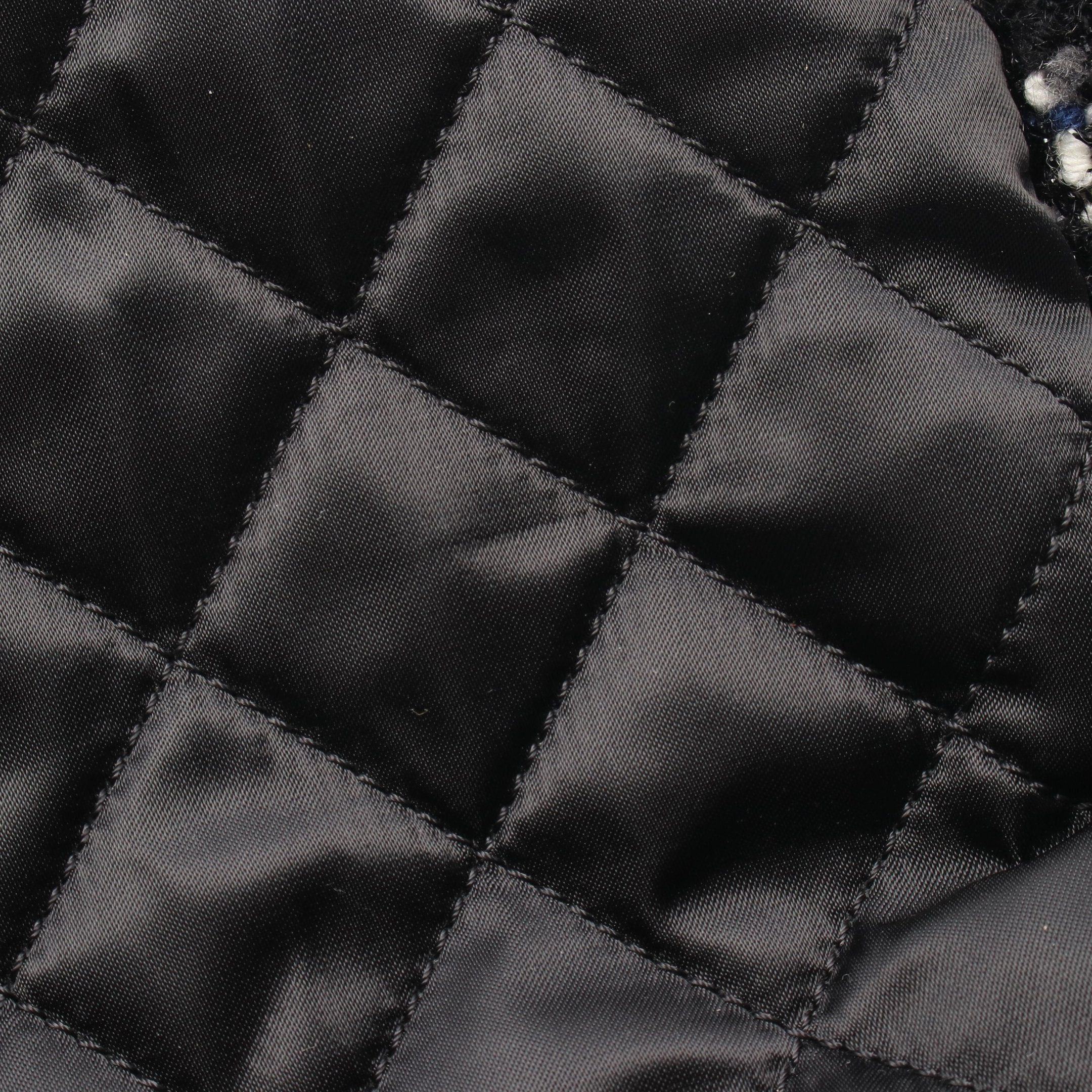 Chanel Chanel Matelasse Backpack Rucksack Nylon Tweed Leather Black Multicolor Silver Hardware Size ONE SIZE - 7 Thumbnail