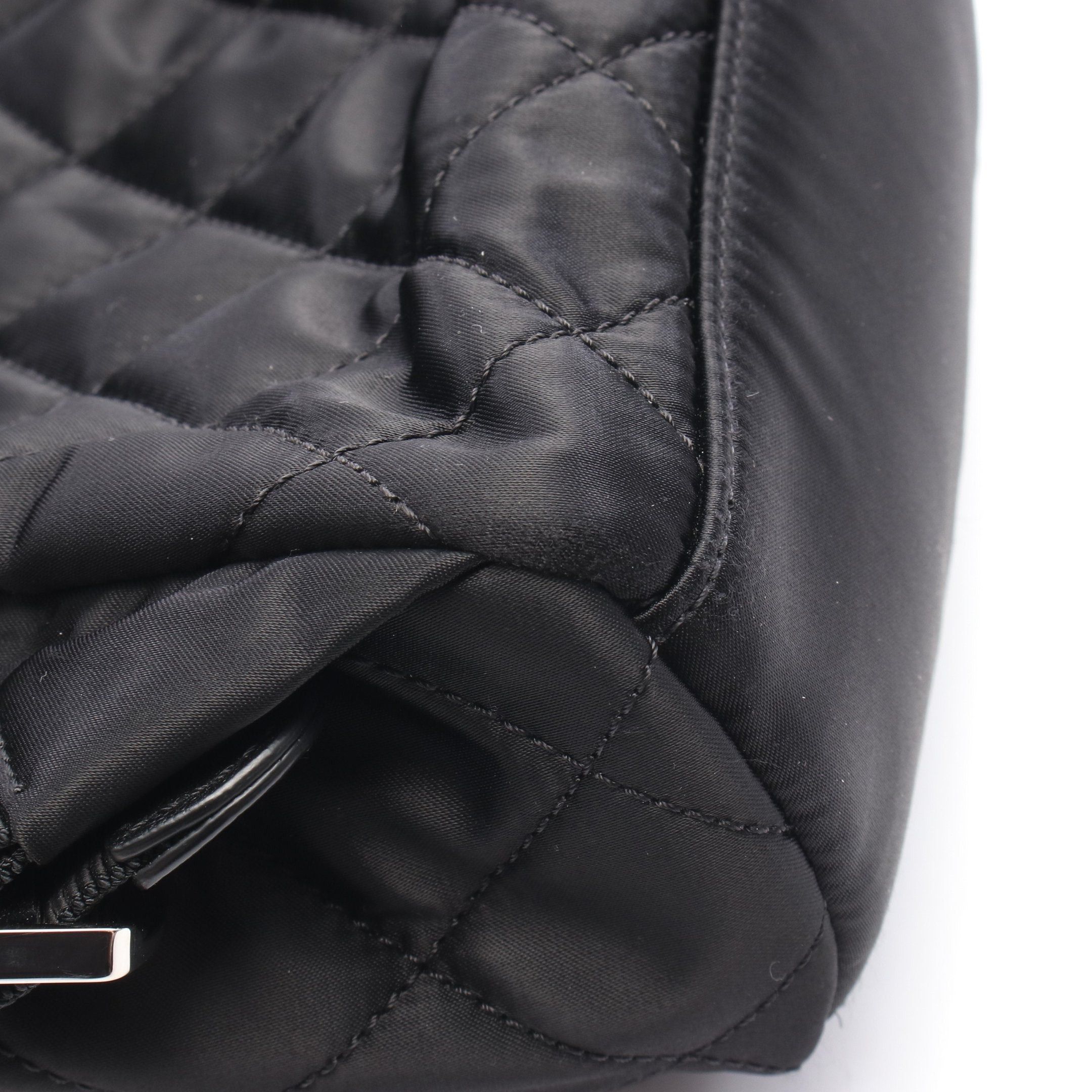 Chanel Chanel Matelasse Backpack Rucksack Nylon Tweed Leather Black Multicolor Silver Hardware Size ONE SIZE - 6 Thumbnail