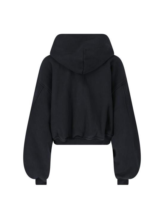 Alexander Wang ALEXANDER WANG Women Hoodies 1CC3251057 001 Black Size L / US 10 / IT 46 - 2 Thumbnail