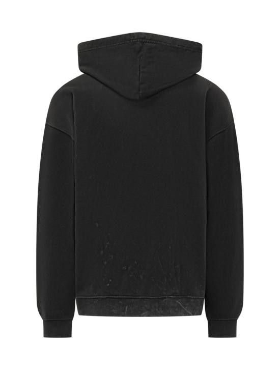 Diesel DIESEL Men Hoodies A19416 0IPAC 900 Black Size US M / EU 48-50 / 2 - 2 Thumbnail