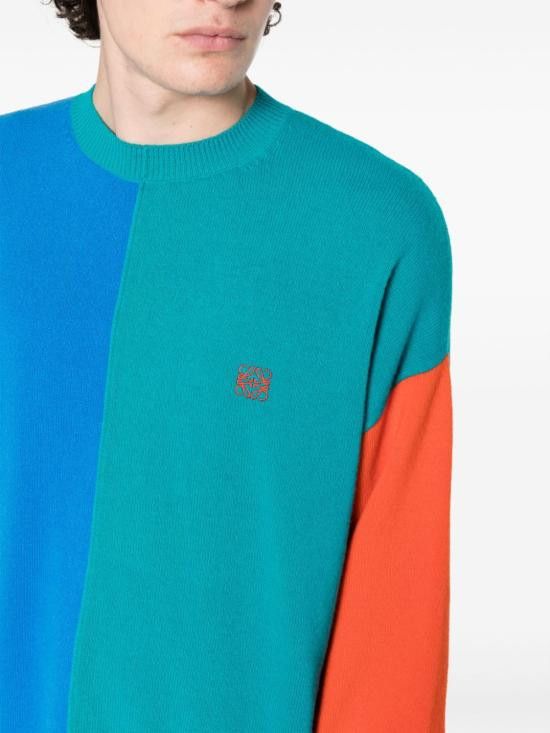 Loewe LOEWE Men Sweater H526Y14KEG 9105 Orange Size US L / EU 52-54 / 3 - 2 Thumbnail
