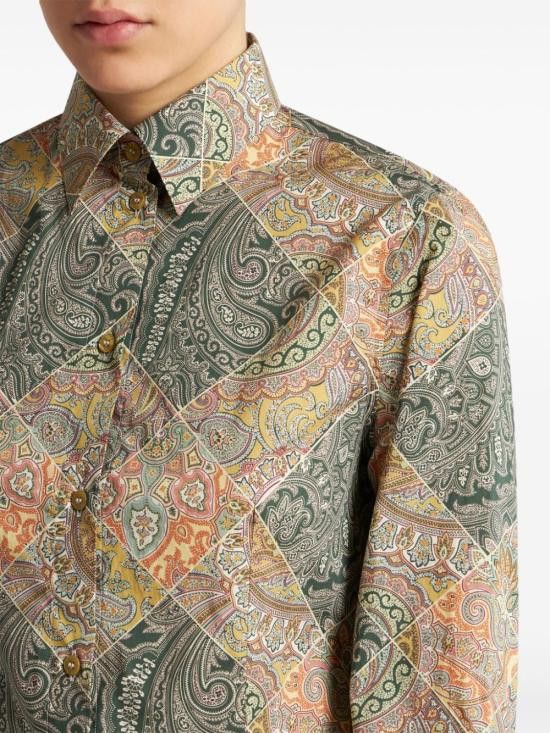 Etro ETRO Women Shirts WRIA0020 99SAEB0X0843 Yellow Size M / US 6-8 / IT 42-44 - 6 Thumbnail