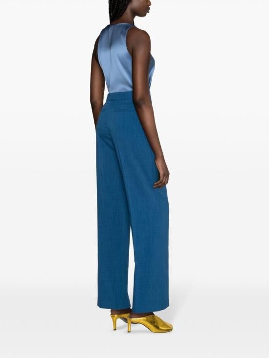 Tory Burch TORY BURCH Women Straight Pants 157257 416 Blue Size 26" / US 2 / IT 38 - 2 Thumbnail