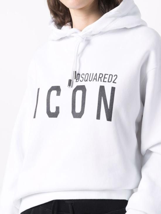Dsquared2 DSQUARED2 Women Hoodies S80GU0002 S25516966 White Size XS / US 0-2 / IT 36-38 - 4 Thumbnail