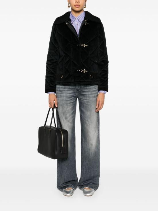 Fay FAY Women Jackets NAW22494360 WFLB999 Black Size M / US 6-8 / IT 42-44 - 3 Thumbnail