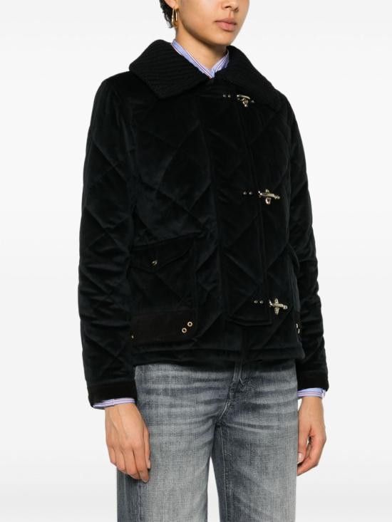 Fay FAY Women Jackets NAW22494360 WFLB999 Black Size M / US 6-8 / IT 42-44 - 4 Thumbnail