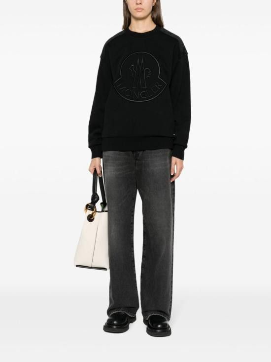 Moncler MONCLER Women Hoodies 8G00042 899U5999 Black Size XS / US 0-2 / IT 36-38 - 2 Thumbnail