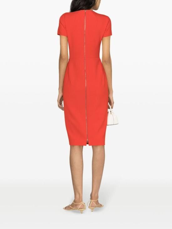 Victoria Beckham VICTORIA BECKHAM Women Short Skirts 1124WDR005232A BRIGHTRED Red Size XS / US 0-2 / IT 36-38 - 4 Thumbnail
