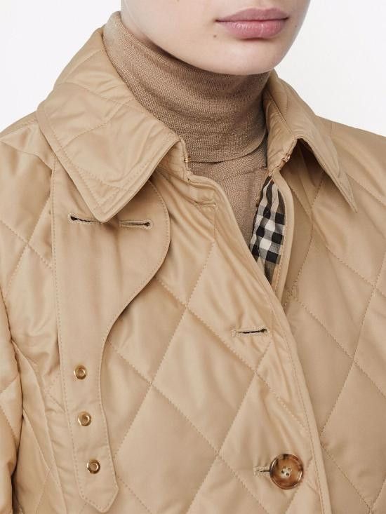 Burberry BURBERRY Women Jackets 8049868 A4170 Beige Size XS / US 0-2 / IT 36-38 - 4 Thumbnail