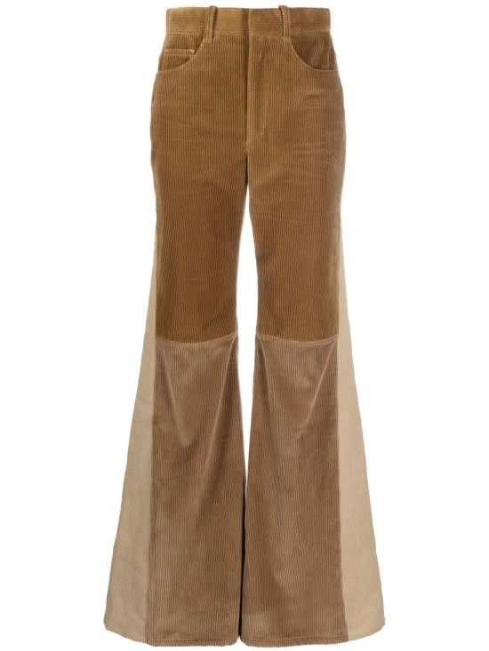 Chloe CHLOE Women Straight Pants CHC22APA04 09124Y Brown Size 26" / US 2 / IT 38 - 7 Thumbnail