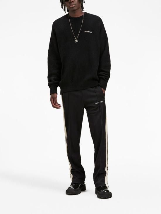 Palm Angels PALM ANGELS Men Sweater PMHE054F23KNI005 1001 Black Size US M / EU 48-50 / 2 - 5 Thumbnail
