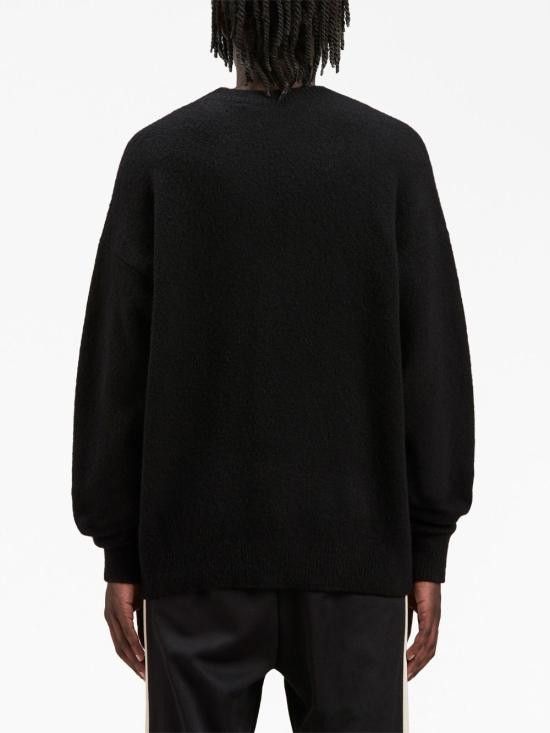Palm Angels PALM ANGELS Men Sweater PMHE054F23KNI005 1001 Black Size US M / EU 48-50 / 2 - 2 Thumbnail
