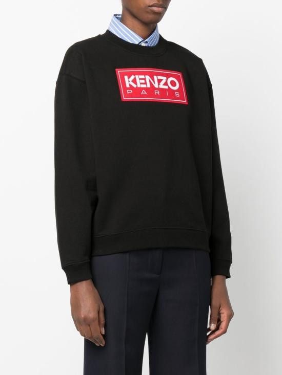 Kenzo KENZO Women Hoodies FC62SW002 4MF99J Black Size XS / US 0-2 / IT 36-38 - 4 Thumbnail