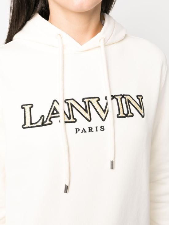 Lanvin LANVIN Women Hoodies RWHO0003 J209012 White Size XS / US 0-2 / IT 36-38 - 4 Thumbnail