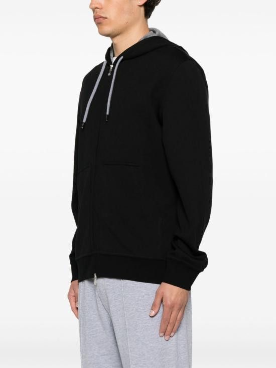 Brunello Cucinelli BRUNELLO CUCINELLI Women Hoodies YM8319069G C101 Black Size M / US 6-8 / IT 42-44 - 5 Thumbnail