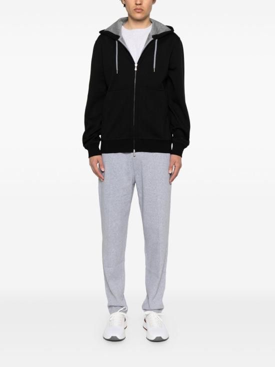 Brunello Cucinelli BRUNELLO CUCINELLI Women Hoodies YM8319069G C101 Black Size M / US 6-8 / IT 42-44 - 2 Thumbnail