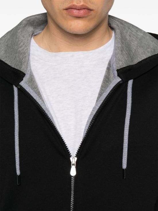 Brunello Cucinelli BRUNELLO CUCINELLI Women Hoodies YM8319069G C101 Black Size M / US 6-8 / IT 42-44 - 3 Thumbnail