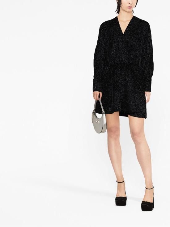 Isabel Marant Etoile ISABEL MARANT ETOILE Women Short Skirts RO0022FA A1J46E ALEXANE01BK Black Size XS / US 0-2 / IT 36-38 - 2 Thumbnail