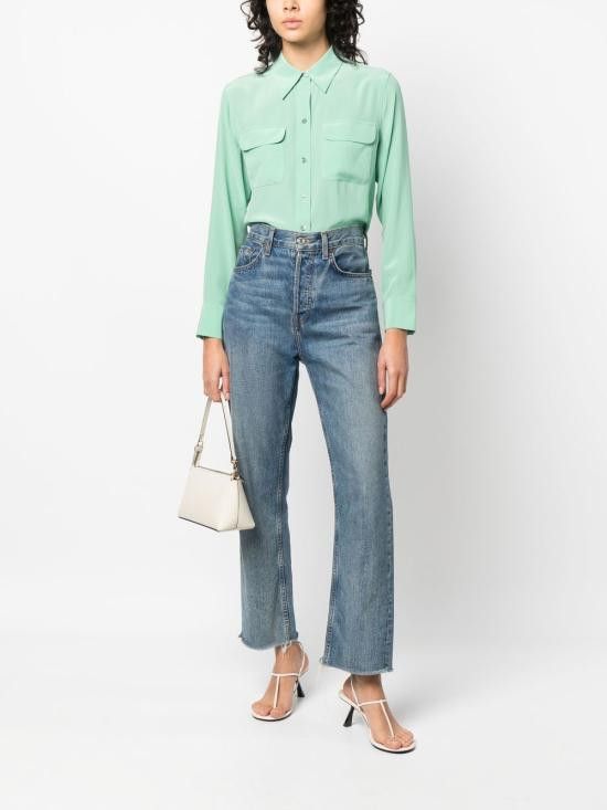 Equipment EQUIPMENT Women Shirts Q23E231 MISTYJADE Green Size S / US 4 / IT 40 - 3 Thumbnail