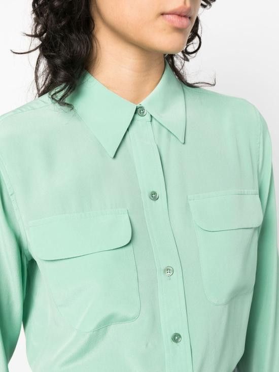 Equipment EQUIPMENT Women Shirts Q23E231 MISTYJADE Green Size S / US 4 / IT 40 - 4 Thumbnail