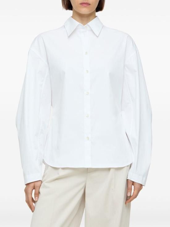 CLOSED CLOSED Women Shirts C94202 25E22200 White Size L / US 10 / IT 46 - 4 Thumbnail