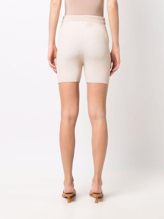 Jacquemus JACQUEMUS Women Shorts & Burmudas 213KN004 2060BEIGE Beige Size 26" / US 2 / IT 38 - 2 Thumbnail