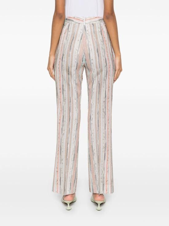 Missoni MISSONI Women Straight Pants DS25SI0T BR002HSM9KR Orange Size 30" / US 8 / IT 44 - 2 Thumbnail