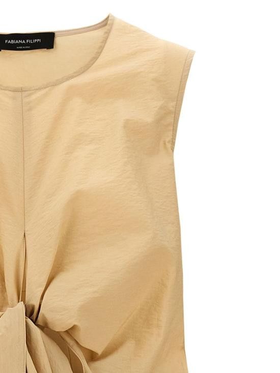 Fabiana Filippi FABIANA FILIPPI Women Short Skirts ABD265F200 D8181261 Beige Size S / US 4 / IT 40 - 4 Thumbnail
