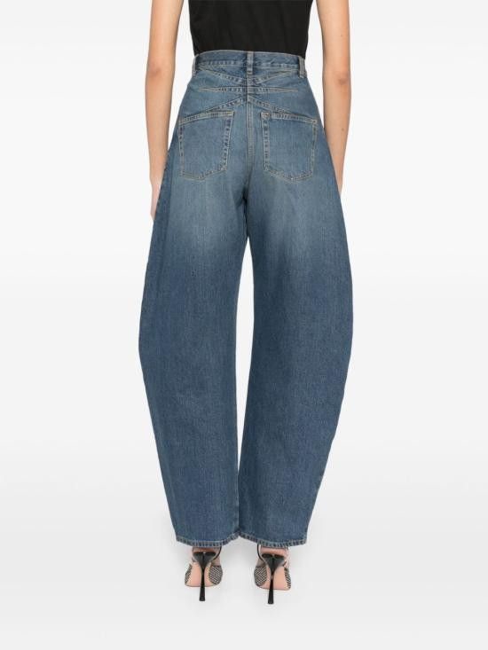 Alaia ALAIA Women Denim Pants AA9P0176T536A 525 Blue Size 27" / US 4 / IT 40 - 5 Thumbnail