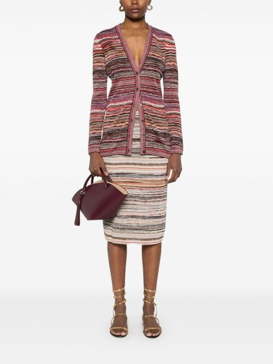 Missoni MISSONI Women Mid Skirts DS25SH09 BK042CS01G4 Orange Size 26" / US 2 / IT 38 - 4 Thumbnail