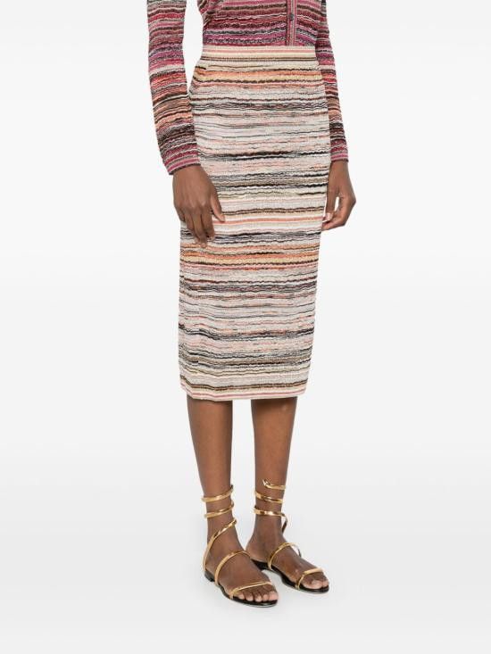 Missoni MISSONI Women Mid Skirts DS25SH09 BK042CS01G4 Orange Size 27" / US 4 / IT 40 - 5 Thumbnail