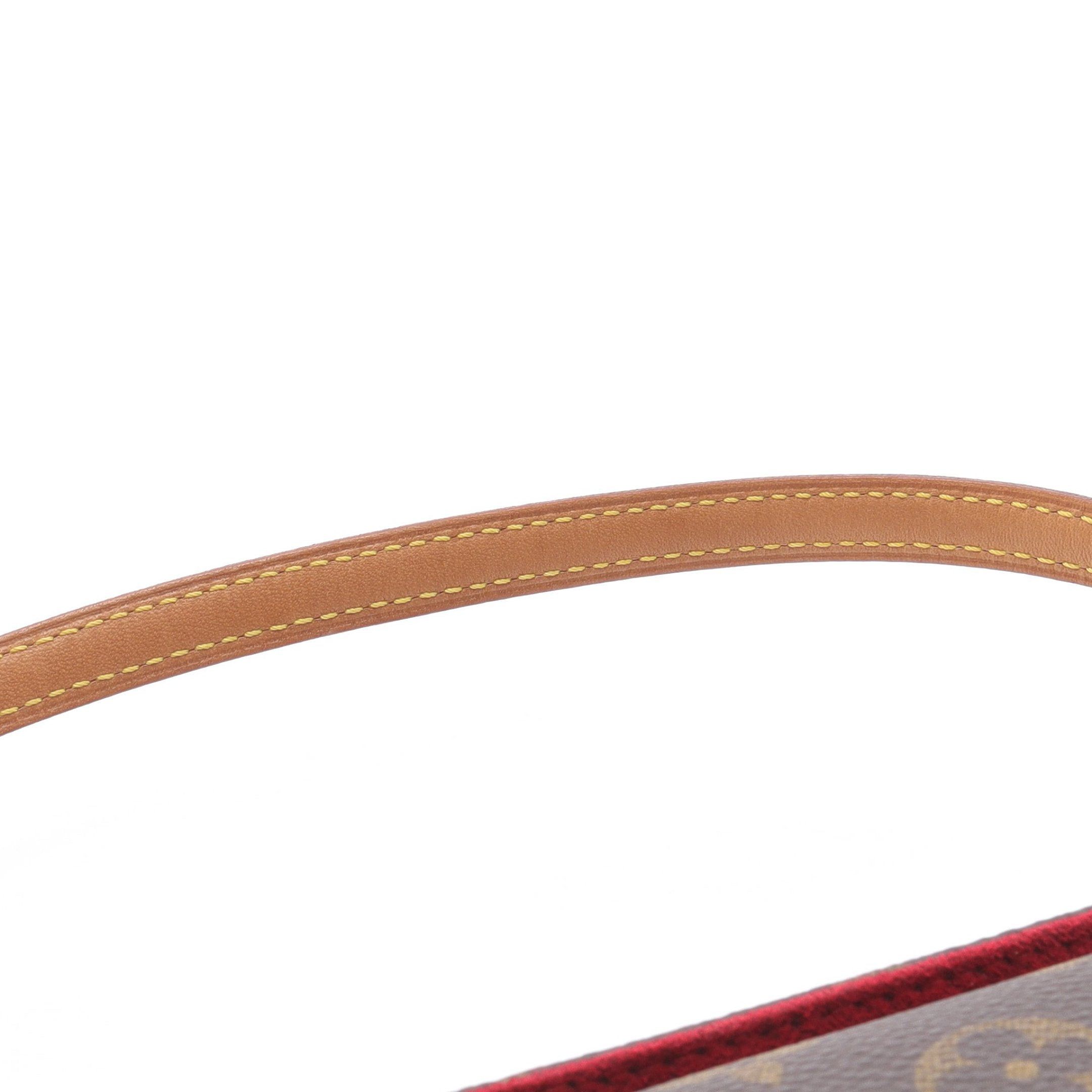 Louis Vuitton Louis Vuitton Recital Monogram Handbag Leather Brown Size ONE SIZE - 9 Thumbnail