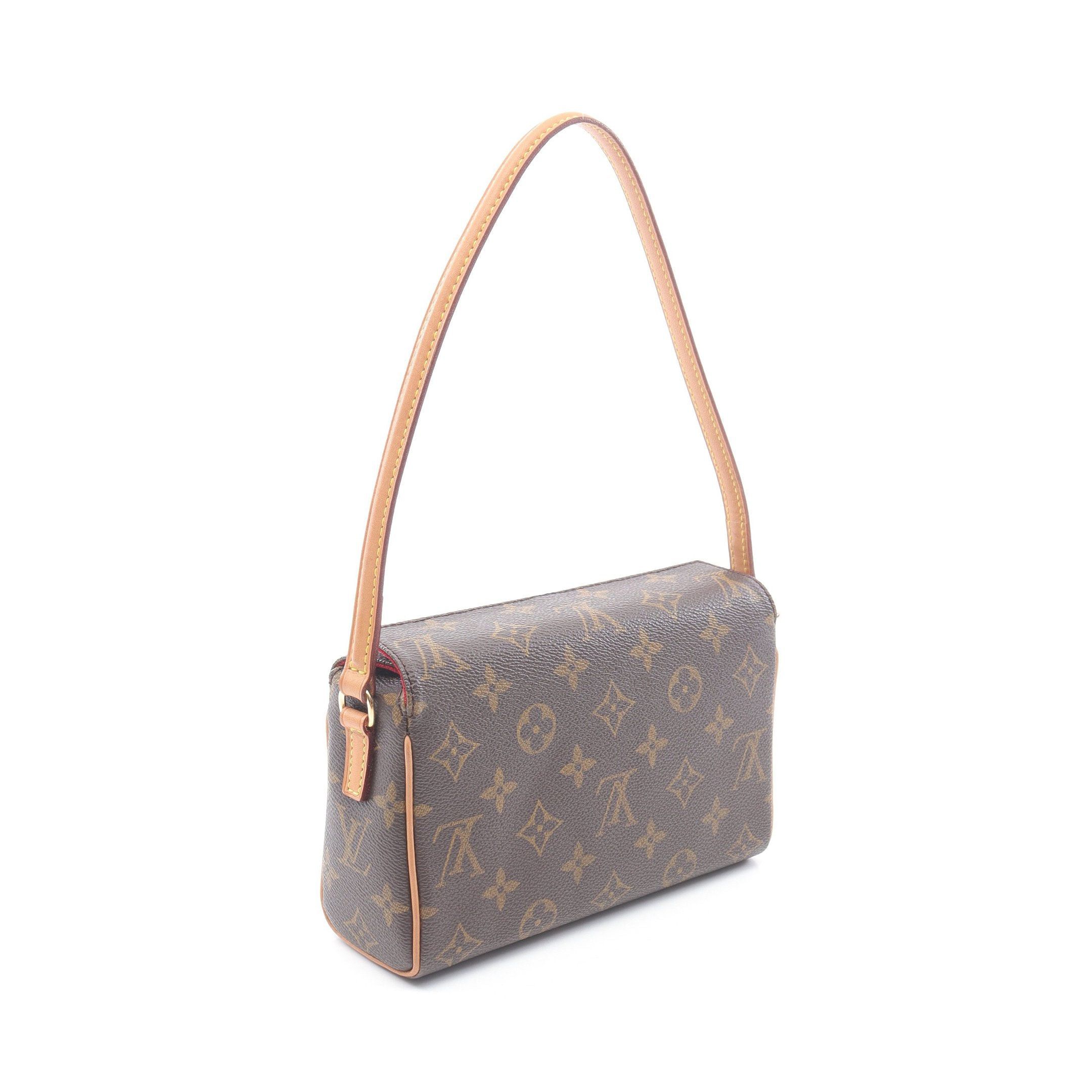 Louis Vuitton Louis Vuitton Recital Monogram Handbag Leather Brown Size ONE SIZE - 2 Thumbnail